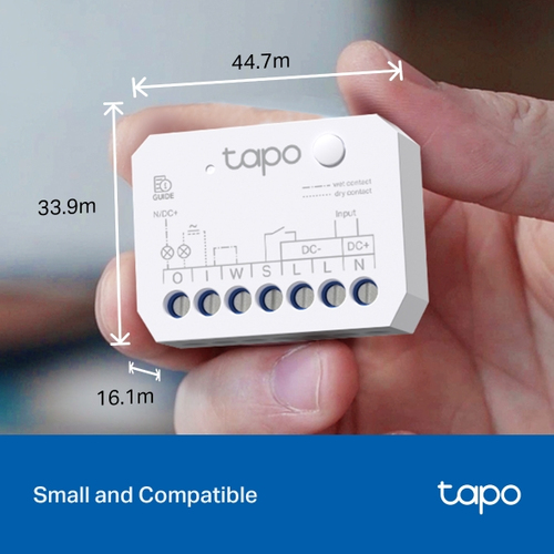 TP-Link Tapo S110E. Product type: Switching actuator, Product colour: White, Virtual assistant: Amazon Alexa / Google Home