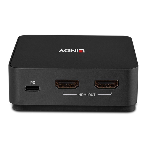 LINDY KVM-Switchbox - 2 Computer - 1 Lokaler Benutzer(n) - 4K - 3840 x 2160 - 2 x USB - USB 2.0 - 2