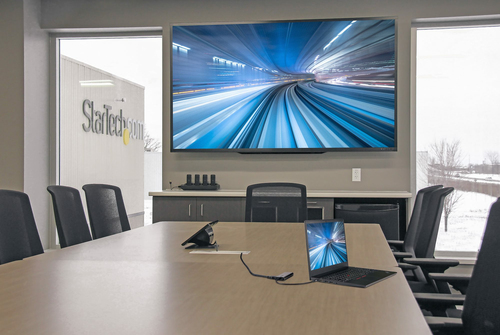 StarTech.com USB C Multiport Adapter, USB-C to HDMI or mDP 4K 60Hz, 100W PD Pass-Through, 4x 10Gbps USB, USB Type-C Mini D