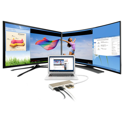 j5create USB-Typ C Docking Station - USB Typ C - 2 x HDMI-Anschlüsse - HDMI