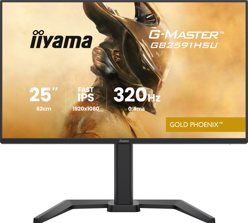 iiyama Gold Phoenix G-MASTER GB2591HSU-B1 25"" Class Full HD Gaming LCD Monitor - 16:9 - Matte Black - 62.2 cm (24.5"") Vi