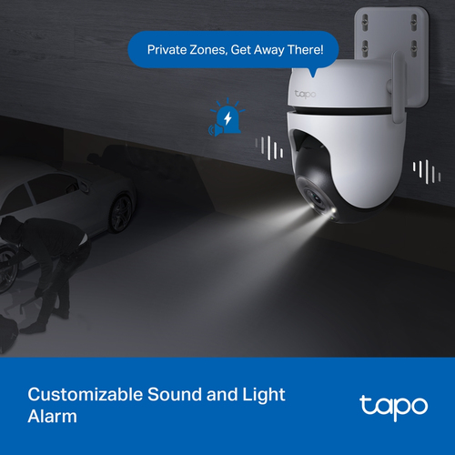 Tapo C520WS 4 Megapixel Outdoor 2K Network Camera - Colour - 29.87 m Colour Night Vision - H.264 - 2560 x 1440 - 30 fps - 