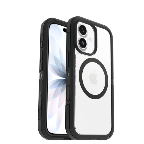 OtterBox Defender Pro XT Clear. Tipo de mala: Capa, Compatibilidade da marca: Apple, Compatibilidade: iPhone 17, Tamanho m