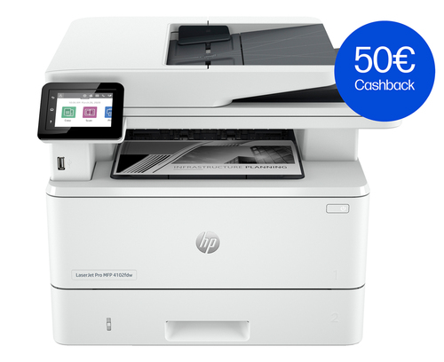 HP LaserJet Pro 4102FDW Laser Multifunction Printer - Copier/Fax/Printer/Scanner - 1200 x 1200 dpi Print - For Plain Paper