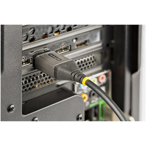StarTech.com DP14VMM1M. Kabellänge: 1 m, Anschluss 1: DisplayPort, Anschluss 2: DisplayPort. Konformitätsbescheinigungen: 