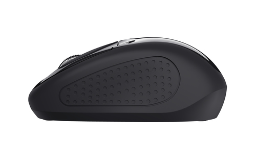 Trust Maus - Funkfrequenz - USB 1.0 - Optisch - 4 Taste(n) - Schwarz - Kabellos - 2,40 GHz - 1600 dpi Auflösung - Scroll-R