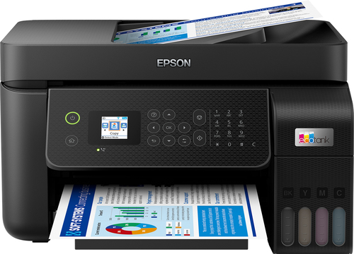 Stampante multifunzione a getto di inchiostro Epson ET-4800 Wireless EcoTank - Colore - Fotocopiatrice/Fax/Stampante/Scann