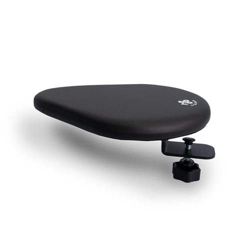 R-Go Tools Armrest R-Go split, ergonomic armrest in two parts, adjustable, symmetrical, with softfoam, black. Product colo