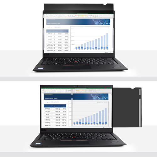 StarTech.com 15.6-inch 16:9 Laptop Privacy Filter, Anti-Glare Privacy Screen w/51% Blue Light Reduction, +/- 30° View Angl