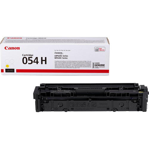 Canon 054H Original Laser Cartucho de toner - Amarelo Pack