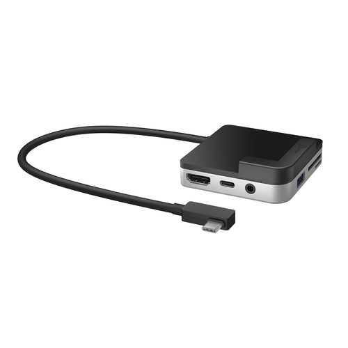 Estación de acoplamiento j5create USB Tipo C para iPad - 4K - 3840 x 2160 - USB Tipo-C - HDMI - Cableado