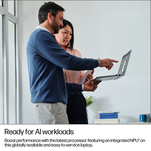 HP EliteBook 6 G1i 35.6 cm (14") Notebook - WUXGA - Intel Core Ultra 5 225U - 16 GB - 512 GB SSD - Pike Silver Aluminum - 