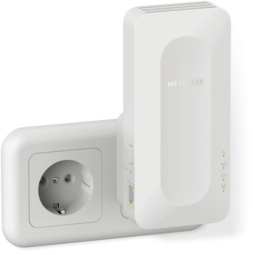Netgear EAX12 Dual Band 802.11ax 1.60 Gbit/s Wireless Range Extender - Indoor - 2.40 GHz, 5 GHz - 2 x Internal Antenna(s) 