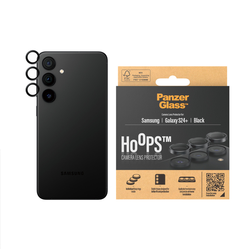 PanzerGlass Hoops Camera Lens Protector - Black