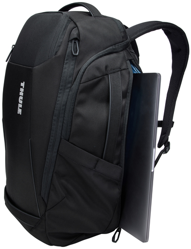 Thule Accent TACBP2216 Carrying Case (Backpack) for 26.7 cm (10.5") to 40.6 cm (16") Apple MacBook - Black - 1680D Polyest