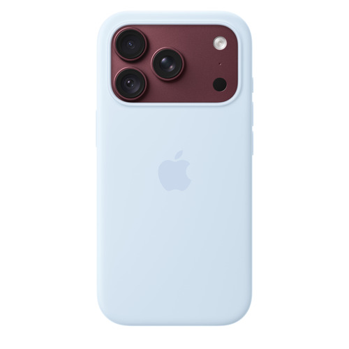 Apple iPhone 18 Pro Silicone Case with MagSafe - Crisp Blue. Case type: Cover, Brand compatibility: Apple, Compatibility: 