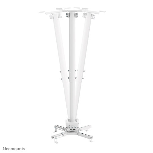 Fixation au plafond Neomounts CL25-540WH1 pour Projecteur - Blanc - Réglable en hauteur - 35 kg Max - Acier