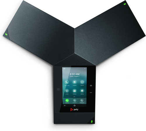 HP Poly Trio 8800 IP Conference Phone and PoE-enabled. Product type: IP conference phone, Product colour: Black, Display d