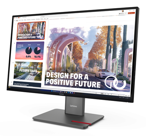 Lenovo ThinkVision P27QD-40 27" Class WQHD LED Monitor - 16:9 - Raven Black - 68.6 cm (27") Viewable - In-plane Switching 