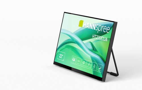 Hannspree HT220CUA 22" Class LED Touchscreen Monitor - 16:9 - 54.4 cm (21.4") Viewable - Capacitive - 10 Point(s) Multi-to