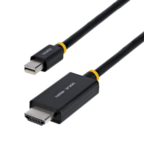 StarTech.com 1M-MDP-HDMI2-4K60. Kabellänge: 1 m, Anschluss 1: Mini DisplayPort, Anschluss 2: HDMI Typ A (Standard). Konfor