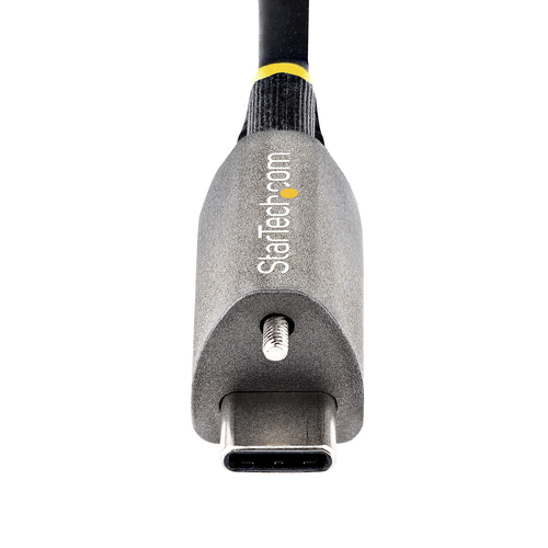 StarTech.com 3ft 1m Top Single Screw Locking USB C Cable 10Gbps, USB 3.1 Type-C Cable, 5A/100W PD, DP Alt Mode, USB-C to C