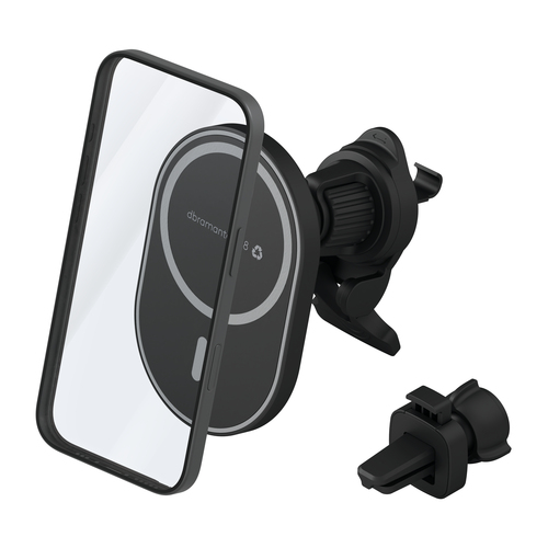 dbramante1928 ApS RE-CHARGE Induction Charger - Black - Magnetic