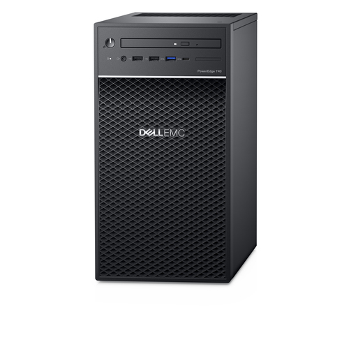 Dell EMC PowerEdge T40 Mini-Tower Server - 1 x Intel Xeon E-2224G 3,50 GHz - 8 GB RAM - 1 TB HDD - (1 x 1TB) HDD Configura