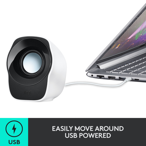 Logitech Z120 2.0 Speaker System - 1.2 W RMS - USB