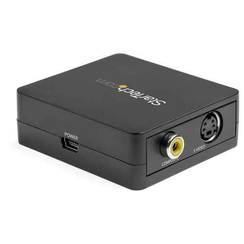 StarTech.com 1080p VGA to RCA and S-Video Converter - USB Powered - High Resolution VGA Input with Dynamic Scaling (VGA2VI