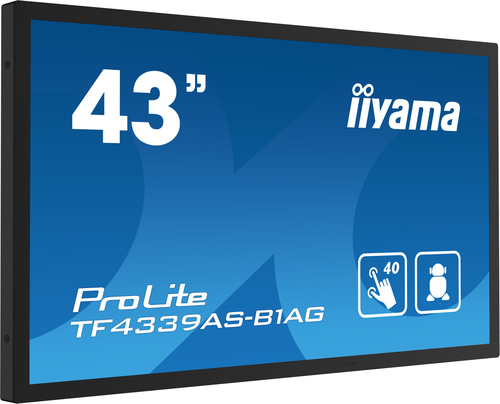 iiyama ProLite TF4339AS-B1AG 1079,50 mm 4K UHD LCD Collaboration Display - ARM Cortex A73 + A53 - 4 GB - Projiziert kapazi