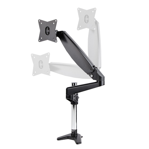 StarTech.com Desk Mount Monitor Arm for Single VESA Display 49""(17.6lb/8kg), Full Motion Articulating & Height Adjustable