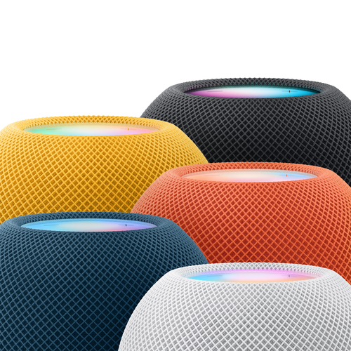 Apple HomePod mini. Virtual assistant: Apple Siri, Shape: Round, Product colour: Yellow. Speaker type: Full range, Volume 