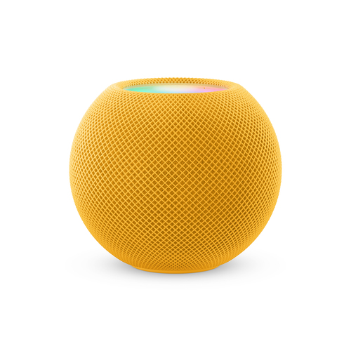 Apple HomePod mini. Virtual assistant: Apple Siri, Shape: Round, Product colour: Yellow. Speaker type: Full range, Volume 