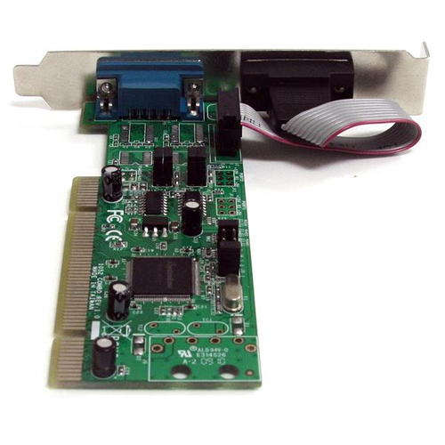StarTech.com 2 Port PCI RS422/485 Serial Adapter Card with 161050 UART - Universal PCI - PC - 2 x Number of Serial Ports E
