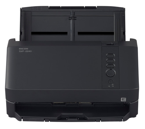 Ricoh SP-2240. Maximale Scan-Abmessung: 215,9 x 355,6 mm, Optische Scan-Auflösung: 600 x 600 DPI, Ausgabe Farbtiefe: 24 Bi