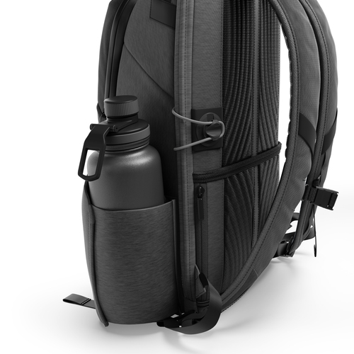 Lenovo Click-Go Tasche (Rucksack) für 40,6 cm (16 Zoll) Notebook - Schwarz, Dunkelgrau - Polyester Körper - Polyester, Sto