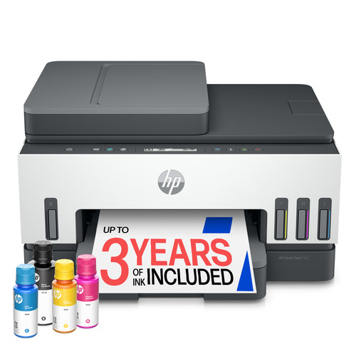 HP 7305 Kabellos Smart Tank - Tintenstrahl-Multifunktionsdrucker - Farbe - Grau - Kopierer/Fax/Drucker/Scanner - 23 Seiten