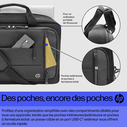 HP Renew Executive 16-inch Laptop Bag. Case type: Messenger case, Maximum screen size: 40.9 cm (16.1"). Weight: 860 g. Sur