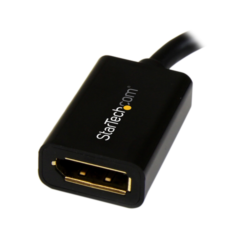 StarTech.com 15cm 6in. Mini DisplayPort to DisplayPort Video Cable Adapter - M/F - Mini DP (m) to DP (f) Converter - Cable
