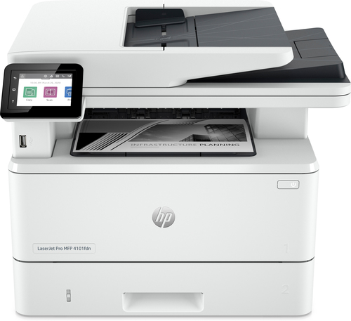 HP LaserJet Pro 4102DWE - Laser-Multifunktionsdrucker - Kopierer/Drucker/Scanner - 1200 x 1200 dpi Druckauflösung