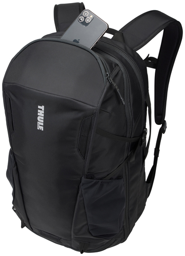 Thule EnRoute TEBP4416 Carrying Case (Backpack) for 26.7 cm (10.5"") to 39.6 cm (15.6"") Notebook - Black - Water Proof Po