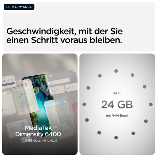 Motorola Mobility moto g77 256 GB Smartphone - 17,2 cm (6,8 Zoll) 1.5K 1272 x 2772 - Octa-Core (Cortex A76Dual-Core 2,50 G