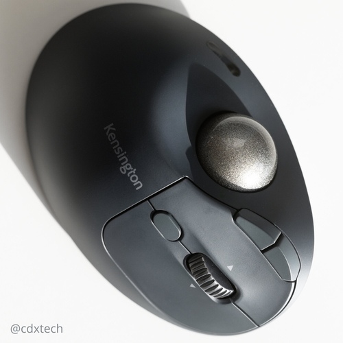 Kensington Pro Fit Ergo TB550 Trackball - Bluetooth/Radio-Frequenz - USB - Optisch - 7 Programmable Button(s) - 1 Pack - K