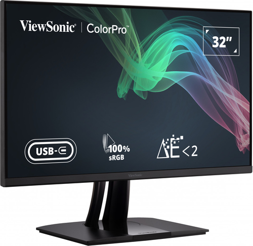ViewSonic ColorPro VP3256-4K 32 Zoll Klasse 4K UHD LED-Monitor - 16:9 Format - Schwarz - 80 cm (31,5 Zoll) Viewable - IPS-
