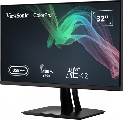 ViewSonic ColorPro VP3256-4K 32 Zoll Klasse 4K UHD LED-Monitor - 16:9 Format - Schwarz - 80 cm (31,5 Zoll) Viewable - IPS-