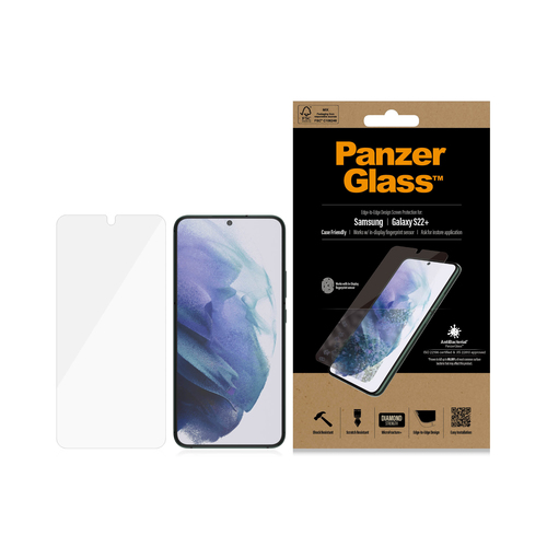 PanzerGlass ® UltraForce1 Samsung Galaxy S22+ | Screen Protector. Brand compatibility: Samsung, Compatibility: Samsung - G