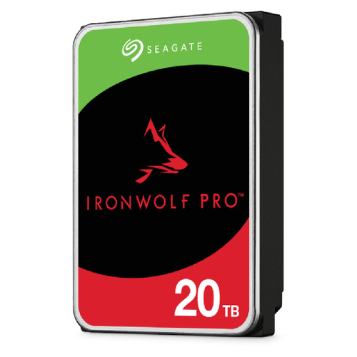Seagate IronWolf Pro ST20000NT001 20 TB Disco rígido - 3,5" Interno - SATA (SATA/600) - Gravação magnética convencional (C