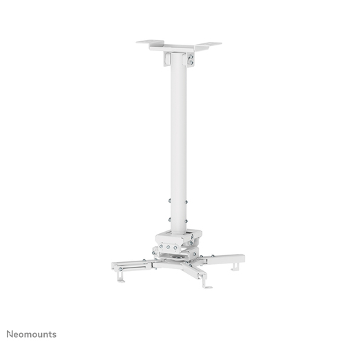 Fixation au plafond Neomounts CL25-540WH1 pour Projecteur - Blanc - Réglable en hauteur - 35 kg Max - Acier