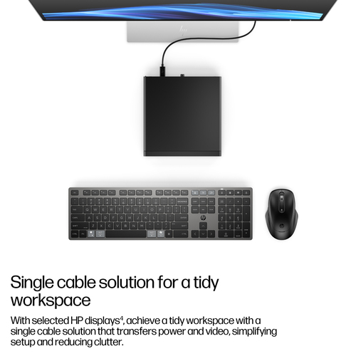 Desktop-KI-Computer HP EliteDesk 8 G1i - Intel Core Ultra 9 - vPro-Technologie - 64 GB - 1 TB SSD - Mini-PC - Schwarz - In